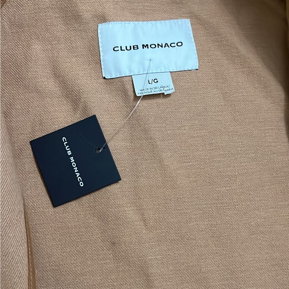 NWT - Club Monaco Women’s Oversized Fit Denim Coat - Size L - Picture 6 of 9